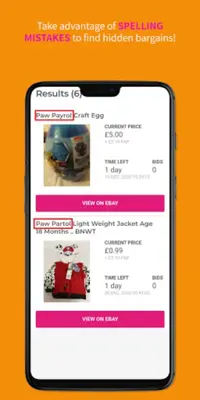 bidkit - local eBay deals find android App screenshot 12