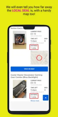 bidkit - local eBay deals find android App screenshot 13