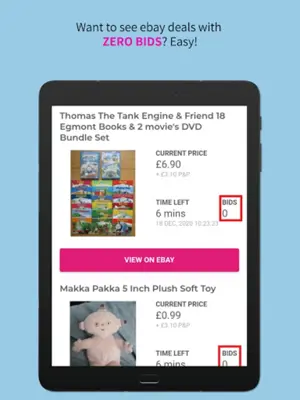 bidkit - local eBay deals find android App screenshot 1