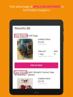 bidkit - local eBay deals find android App screenshot 4